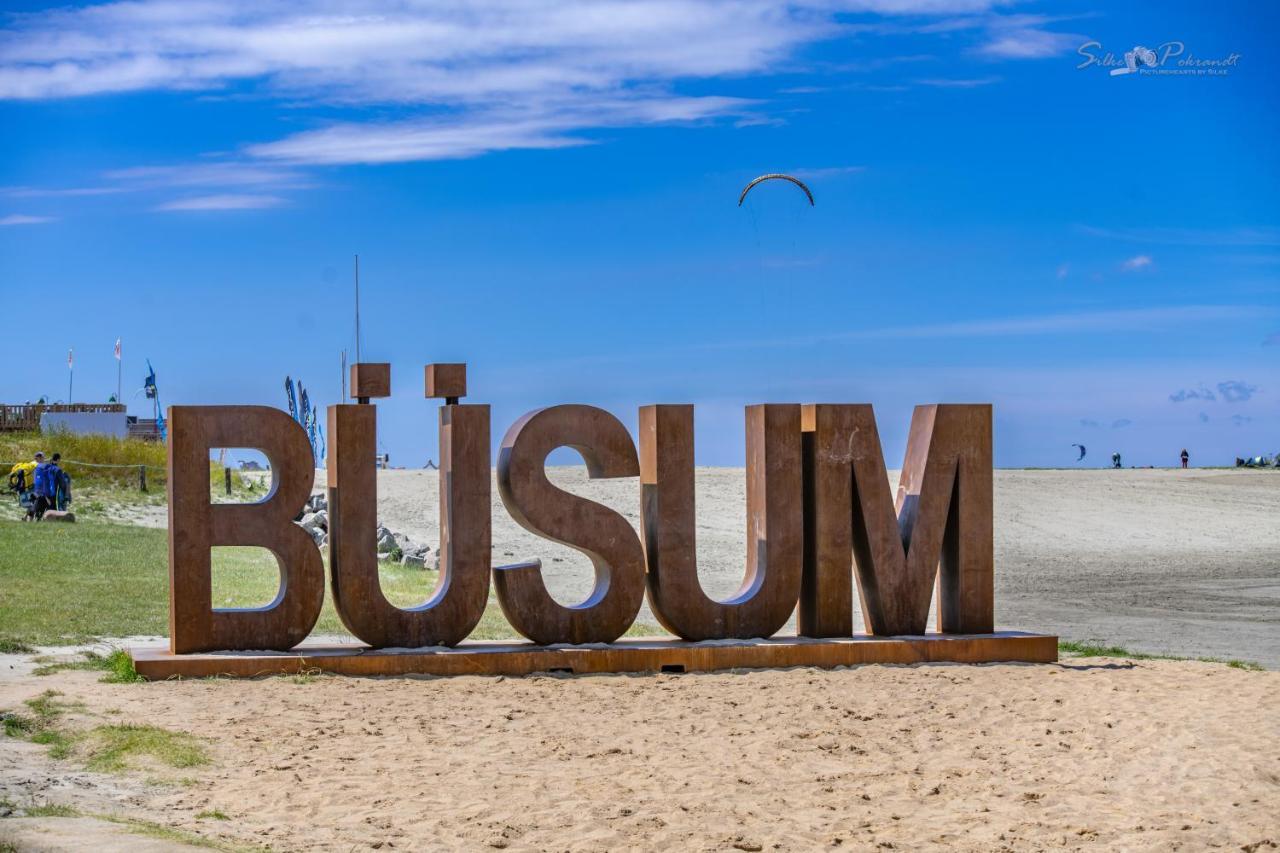 Ferienwohnung Watt Un Leev In Direkter Strand & Citynaehe Von Buesum Esterno foto