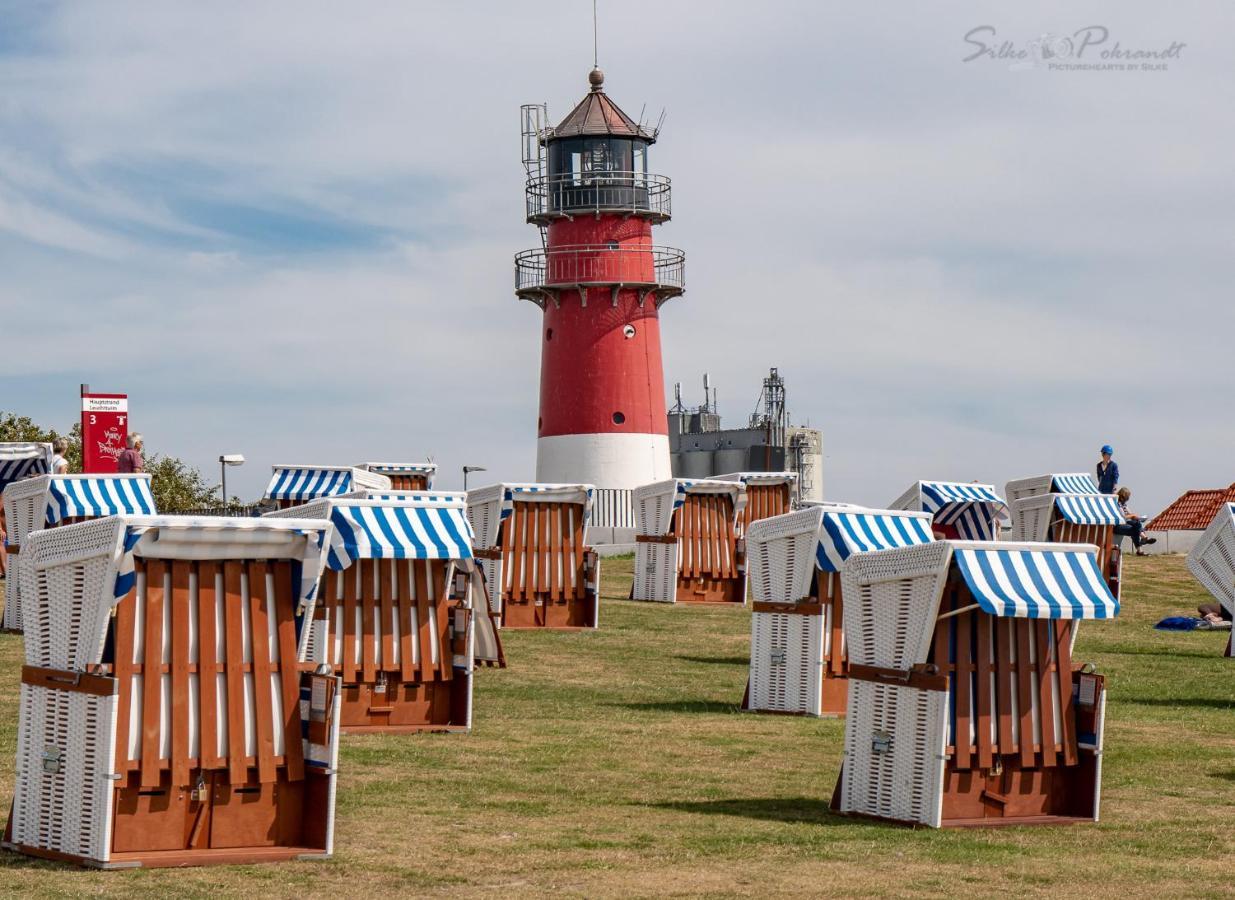 Ferienwohnung Watt Un Leev In Direkter Strand & Citynaehe Von Buesum Esterno foto