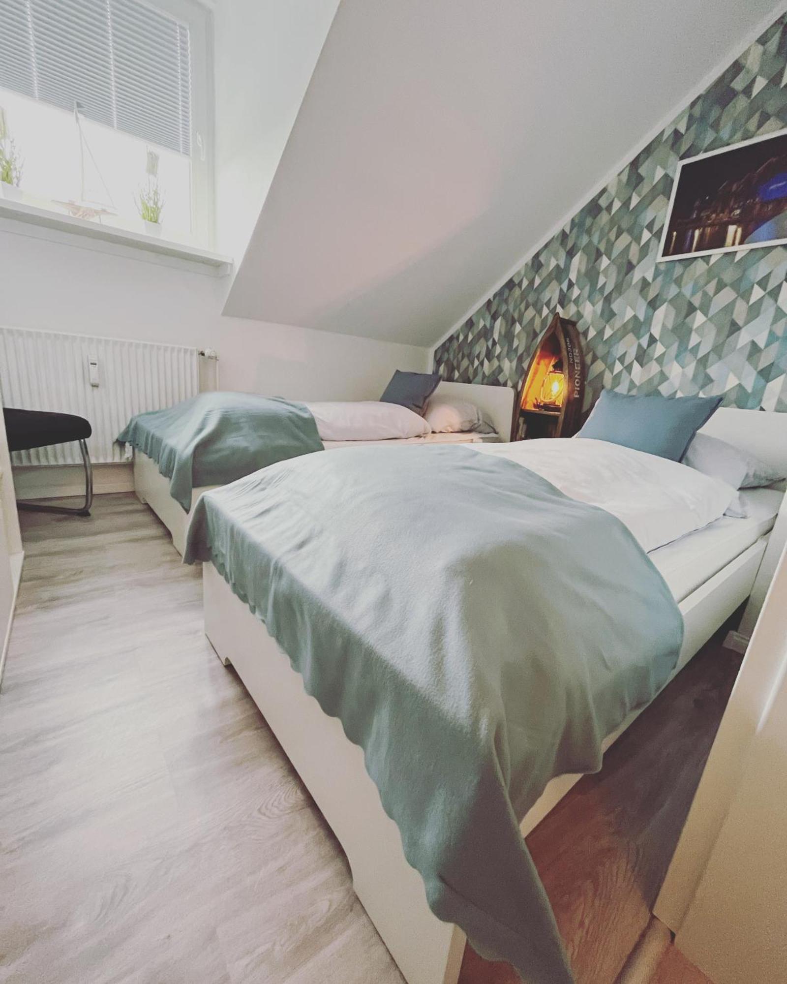 Ferienwohnung Watt Un Leev In Direkter Strand & Citynaehe Von Buesum Esterno foto